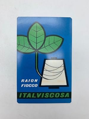 Raion Fiocco Italviscosa (cartoncino pubblicitario con calendario anno 1961)