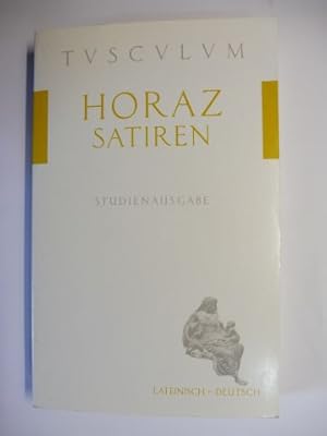 Imagen del vendedor de HORAZ - SATIREN SERMONES. LATEINISCH-DEUTSCH *. a la venta por Antiquariat am Ungererbad-Wilfrid Robin