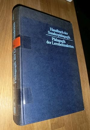 Imagen del vendedor de Pdagogik der Lernbehinderten. Handbuch der Sonderpdagogik ; Bd. 4 a la venta por Dipl.-Inform. Gerd Suelmann