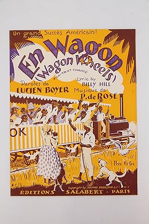 Image du vendeur pour Partition piano et chant "En wagon (Wagon wheels) Fox-Trot chant" mis en vente par Librairie Le Feu Follet