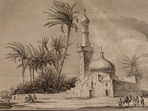 Voyage dans la Basse et Haute Egypte : Vue d'une Mosquée près de Rossette. Vue de Rossette. (Plan...