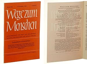 Bild des Verkufers fr Wege zum Menschen. Monatsschrift fr Arzt und Seelsorger, Erzieher, Psychologen und soziale Berufe. 30. Jg./ Heft 7. zum Verkauf von Antiquariat Lehmann-Dronke