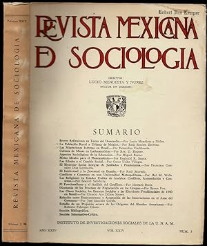 Seller image for La Poblacion Rural y Urbana de Mexico in Revista Mexicana de Sociologia Volume XXIV (24) Number 3 for sale by The Book Collector, Inc. ABAA, ILAB