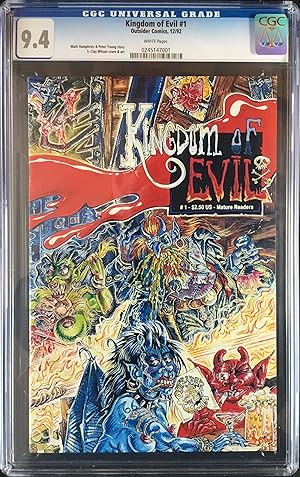 Imagen del vendedor de KINGDOM of EVIL No. 1 (1st. Print) CGC Graded 9.4 (NM) a la venta por OUTSIDER ENTERPRISES