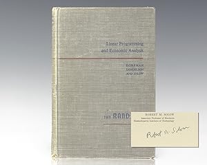 Immagine del venditore per Linear Programming and Economic Analysis. venduto da Raptis Rare Books