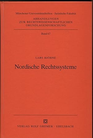 Image du vendeur pour Nordische Rechtssysteme mis en vente par avelibro OHG