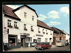 Ansichtskarte Ronshausen, Gasthaus-Metzgerei Zum Hessenkrug