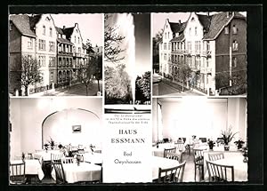Bild des Verkufers fr Ansichtskarte Bad Oeynhausen, Hotel Haus Essmann, Dr.-Braun-Strasse 10 zum Verkauf von Bartko-Reher