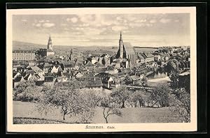 Ansichtskarte Krumau / Cesky Krumlov, Blick auf die Stadt