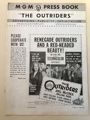 Immagine del venditore per The Outriders Pressbook 1950 Joel McCrea, Arlene Dahl, Barry Sullivan venduto da AcornBooksNH