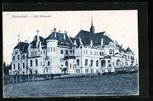 Bild des Verkufers fr Ansichtskarte Marienbad, Caf Rbezahl, Gesamtansicht zum Verkauf von Bartko-Reher