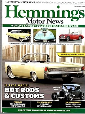 Hemmings Motor News January 2020 World's Largest Collector-Car Marketplace