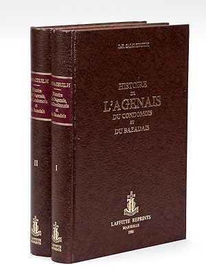 Seller image for Histoire de l'Agenais, du Condomois et du Bazadais (2 Tomes - Complet) for sale by Librairie du Cardinal