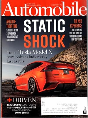 Automobile March 2017 Static Shock Tesla Modex X