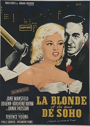 "LA BLONDE ET LES NUS DE SOHO (TOO HOT TO HANDLE)" Réalisé par Terence YOUNG en 1960 avec Jane MA...