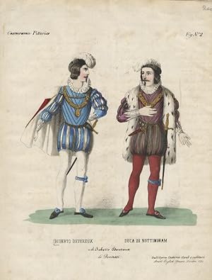 Roberto Devereux e Duca di Nottingham nel Roberto Devereux di Donizetti.