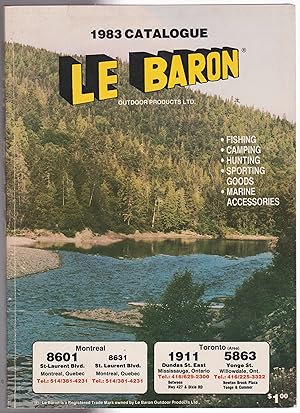 Le Baron Outdoor Products Ltd. 1983 Catalogue