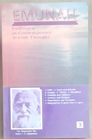 Seller image for Emunah No. 3: Pathways in contemporary Jewish thought for sale by Chapter 1