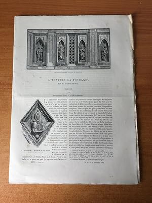 Bild des Verkufers fr LE TOUR DU MONDE 1893 n 26 : A travers la Toscane : Florence zum Verkauf von KEMOLA