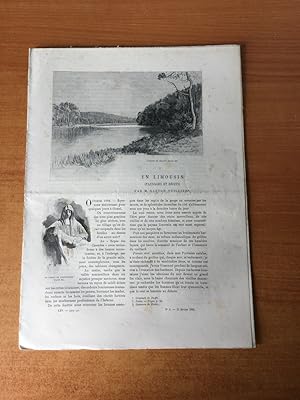 Bild des Verkufers fr LE TOUR DU MONDE 1893 n 6 : EN LIMOUSIN (paysages et rcits) zum Verkauf von KEMOLA