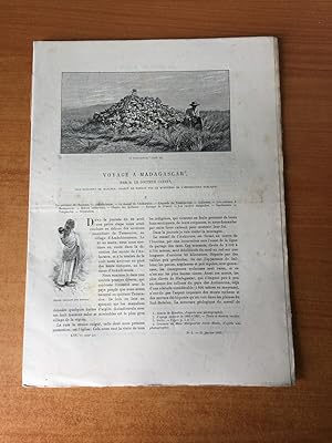 Seller image for LE TOUR DU MONDE 1893 n 3 : VOYAGE A MADAGASCAR for sale by KEMOLA