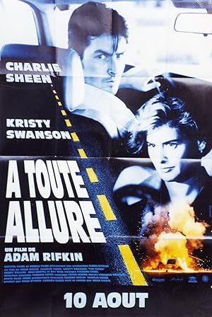 "A TOUTE ALLURE (THE CHASE)" Réalisé par Adam RIFKIN en 1994 avec Charlie SHEEN, Kristy SWANSON /...