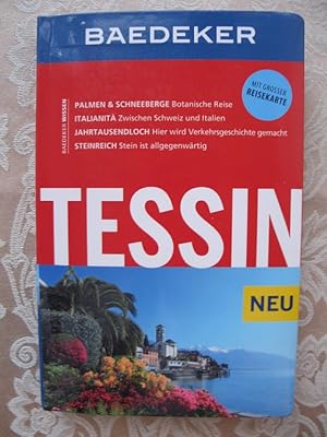 Bild des Verkufers fr Baedeker Reisefhrer Tessin mit grosser Reisekarte zum Verkauf von Versandantiquariat Karsten Buchholz