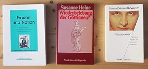 Bild des Verkufers fr Drei Bcher: 1. Frauen und Nation - Reihe Frauenstudien Baden-Wrttemberg - Band 10 ; 2. Frauenlexikon ; 3. Wiederbelebung der Gttinnen? zum Verkauf von Versandantiquariat Manuel Weiner