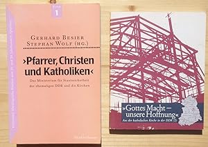 Immagine del venditore per Zwei Bcher: 1. Pfarrer, Christen und Katholiken. Das Ministerium fr Staatssicherheit der ehemaligen DDR und die Kirchen ; 2. "Gottes Macht - unsere Hoffnung". Aus der katholischen Kirche in der DDR (2) venduto da Versandantiquariat Manuel Weiner