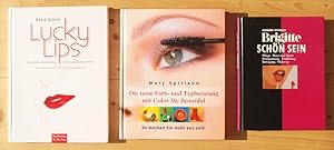 Drei Bücher: 1. Lucky Lips - Geschichte(n) rund um den Lippenstift ; 2. Die neue Farb- und Typber...