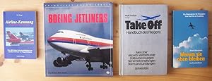 Bild des Verkufers fr Vier Bcher: 1. Airline Kennung - ber 480 farbige Leitwerksabbildungen zum schnellen Erkennen von Fluggesellschaften ; 2. Boeing Jetliners (Enthusiasts Color Series) ; 3. Take off. Handbuch des Fliegens ; 4. Warum sie oben bleiben: Ein Flugbegleiter fr Passagiere. Vom Start bis zur Landung zum Verkauf von Versandantiquariat Manuel Weiner