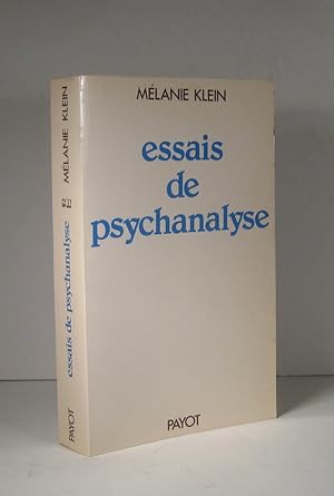 Essais de psychanalyse 1921-1945