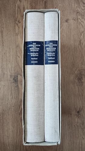Das Antiquarium der Münchner Residenz. Katalog der Skulpturen in zwei (2) Bänden (Text und Tafeln).