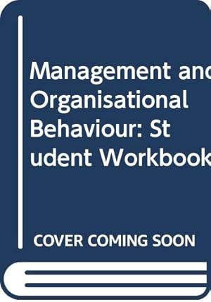 Seller image for Student Workbook (Management and Organisational Behaviour) for sale by WeBuyBooks