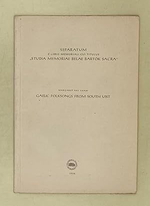 Seller image for Gaelic Folksongs from South Uist for sale by Leakey's Bookshop Ltd.