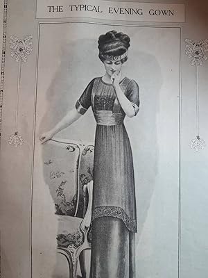 Seller image for Vintage Illustration: the Typical Evening Gown for sale by Hammonds Antiques & Books