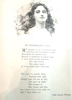 Bild des Verkufers fr Illustrated Poem: My Sweetheart's Face zum Verkauf von Hammonds Antiques & Books
