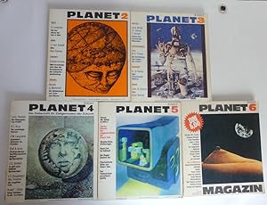 Bild des Verkufers fr Planet Magazin Nr. 2 bis 5. zum Verkauf von Antiquariat Maralt