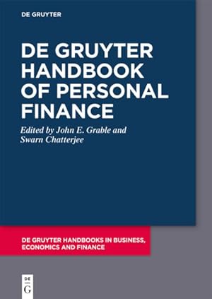Seller image for De Gruyter Handbook of Personal Finance for sale by GreatBookPricesUK