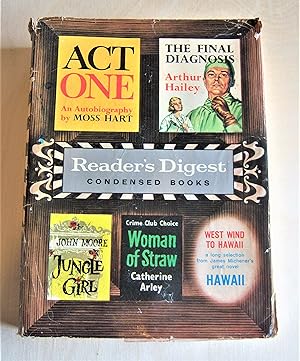 Seller image for Moss Hart Act One, an autobiography; Arthur Hailey The final diagnosis; John Moore Jungle Girl; Catherine Arley Woman of straw; James Michener West wind to Hawaii for sale by RightWayUp Books