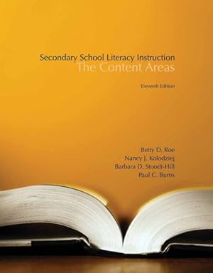 Seller image for Secondary School Literacy Instruction : The Content Areas for sale by GreatBookPrices