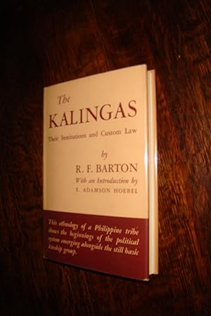 Ethnology of a Philippines Tribe (first printing in DJ) The Kalingas : Feudistic killings evoluti...