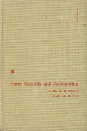 Seller image for Farm Records and Accounting (Fifth Edition) for sale by Paperback Recycler