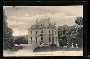 Bild des Verkufers fr Carte postale St-Lonard, Herrenhaus, Val Profond zum Verkauf von Bartko-Reher