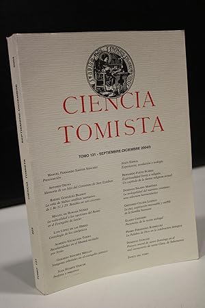 Ciencia Tomista. Tomo 131. Septiembre-Diciembre 2004/3.