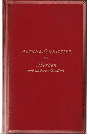 Immagine del venditore per Sterben und andere Novellen. Gesammelte Schriften. venduto da Antiquariat Puderbach