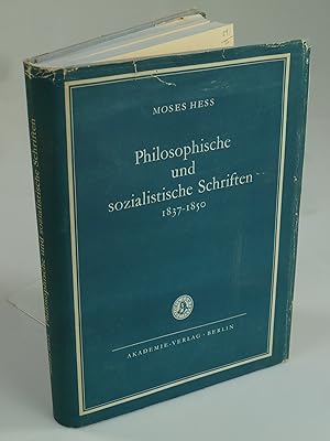 Bild des Verkufers fr Philosophische und sozialistische Schriften 1737-1850. zum Verkauf von Antiquariat Dorner