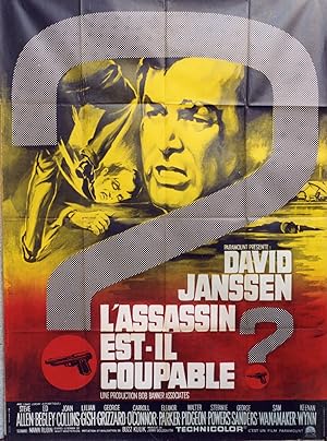 "L'ASSASSIN EST-IL COUPABLE ? (WARNING SHOT)" Réalisé par Buzz KULIK en 1966 avec David JANSSEN, ...