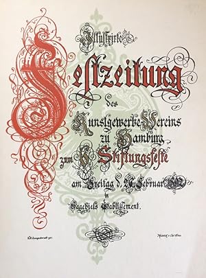 Bild des Verkufers fr Der Kunstgewerbe-Verein und die Justus Brinkmann Gesellschaft zu Hamburg. 1886-1986. zum Verkauf von Antiquariat J. Hnteler