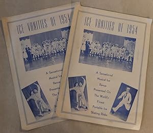 ICE VANITIES OF 1954 DOTHAN ALABAMA ADVERTISEMENT BROCHURES PORTABLE ICE SKATING